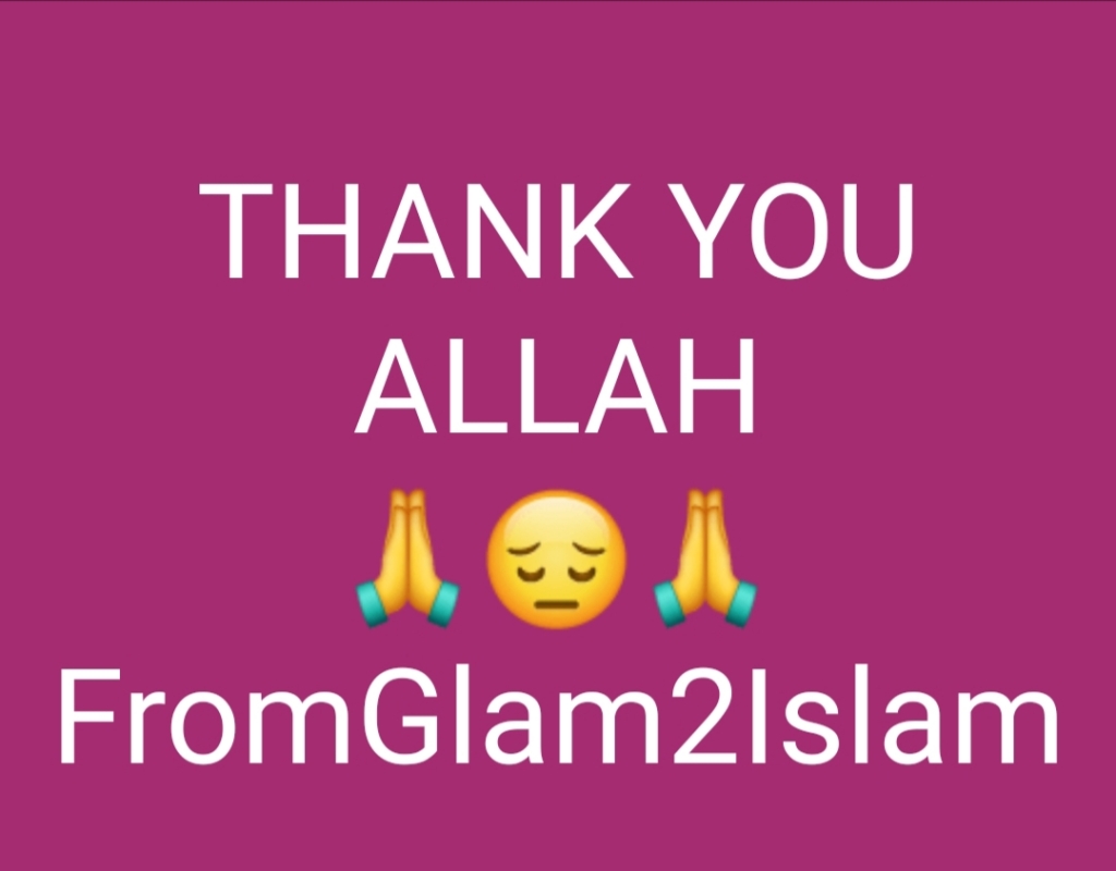 Thank Allah